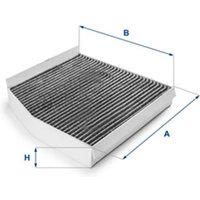 UFI Cabin Filter - Carbon | 54.236.00 | GSF Car Parts