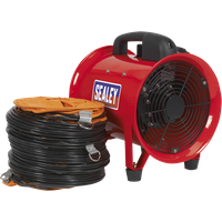 SEALEY Portable Ventilator Ø200mm With 5M Ducting | VEN200 | GSF Car Parts