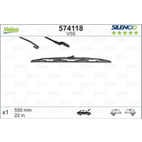 VALEO Citroen Berlingo Wiper Blade - Silencio Standard 550mm/22In | V55 | GSF Car Parts