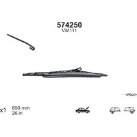VALEO Citroen Dispatch Wiper Blade - Silencio Performance Bracket Blade With Spoiler 650mm/26In | VM111 | GSF Car Parts