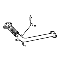 Exhaust Pipe A2a Fits: VOLVO S80