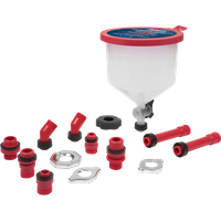 SEALEY Automotive Coolant Filling Set Non-Spill 15Pc | VS0045 | GSF Car Parts