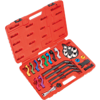 SEALEY Fuel & Air Conditioning Disconnection Tool Kit 27Pc | VS0557 | GSF Car Parts