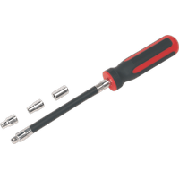 SEALEY Flexible Hose Clip Nut Driver Set 4Pc 5, 6 & 7mm | VS063 | GSF Car Parts