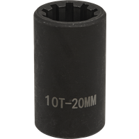 SEALEY Brake Caliper Socket 1/2"sq Drive 20mm 10-Point | VS0984 | GSF Car Parts