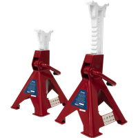 SEALEY Axle Stands (Pair) 3 Tonne Capacity Per Stand Ratchet Type | VS2003 | GSF Car Parts