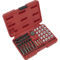 SEALEY Glow Plug Thread Repair Set 33Pc | VS311 | GSF Car Parts
