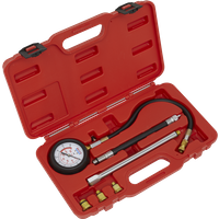 SEALEY Petrol Engine Compression Tester Deluxe Kit 6Pc | VSE300D | GSF Car Parts