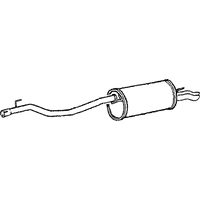 A2A Volkswagen Transporter T4 Rear Box/silencer | GSF Car Parts