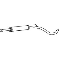 Middle Box/silencer A2a Fits: VOLKSWAGEN LUPO