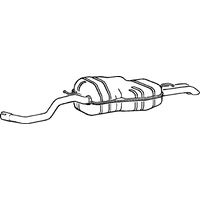 A2A Skoda Octavia Rear Box/silencer | GSF Car Parts