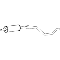 Klarius Volkswagen Passat Cc Exhaust- Middle Box/silencer | VW761Q | GSF Car Parts
