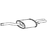 Klarius Volkswagen Passat Cc Exhaust- Rear Box/silencer | VW762P | GSF Car Parts