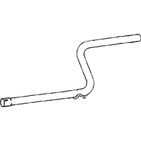 Exhaust Pipe Klarius Fits: VOLKSWAGEN CADDY