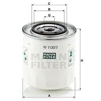 MANN Oil Filter - Screw On | W1130/3 | GSF Car Parts