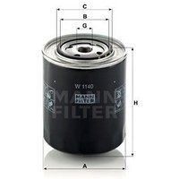 MANN Oil Filter - Screw On | W1140 | GSF Car Parts