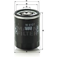 MANN Suzuki Jimny Oil Filter - Screw On | W610/1 | GSF Car Parts