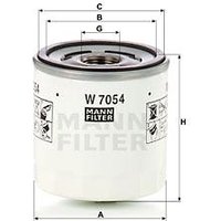 MANN Ford Galaxy Oil Filter - Screw On | W7054 | GSF Car Parts