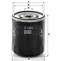 MANN Seat Ibiza Oil Filter - Screw On | W7062 | GSF Car Parts