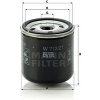 MANN Oil Filter - Screw On | W712/21 | GSF Car Parts