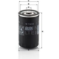 MANN Mercedes-Benz E-Class Oil Filter - Screw On | W719/13 | GSF Car Parts