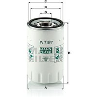 MANN Oil Filter - Screw On | W719/7 | GSF Car Parts
