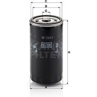 MANN Ford Courier Oil Filter - Screw On | W724/1 | GSF Car Parts