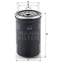 MANN Hyundai Santa Fe Oil Filter - Screw On | W8011 | GSF Car Parts