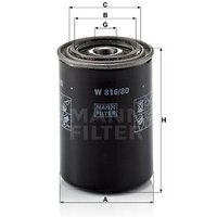 MANN Daihatsu Sportrack Soft Top Oil Filter - Screw On | W816/80 | GSF Car Parts