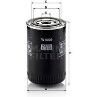 MANN Citroen Relay Oil Filter - Screw On | W9009 | GSF Car Parts