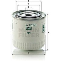 MANN Renault Fuego Oil Filter - Screw On | W920/21 | GSF Car Parts