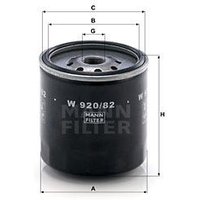 MANN Isuzu Trooper Oil Filter - Screw On | W920/82 | GSF Car Parts