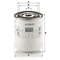 MANN Land Rover Range Rover Oil Filter - Screw On | W930/20 | GSF Car Parts