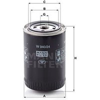 MANN Ford Scorpio Oil Filter - Screw On | W940/24 | GSF Car Parts
