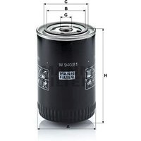 MANN Toyota Land Cruiser Oil Filter - Screw On | W940/81 | GSF Car Parts