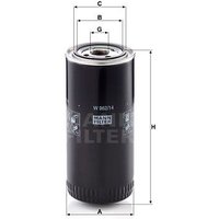 MANN Oil Filter - Screw On | W962/14 | GSF Car Parts