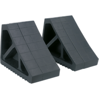 SEALEY Rubber Wheel Chocks - Pair | WC02 | GSF Car Parts