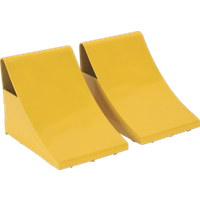 SEALEY Heavy-Duty Steel Wheel Chocks 4Kg - Pair | WC05 | GSF Car Parts