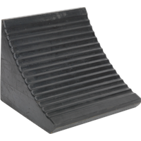 SEALEY Heavy-Duty Rubber Wheel Chock - Single | WC12 | GSF Car Parts