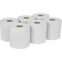 SEALEY Paper Roll White 2-Ply Embossed 150M Pack Of 6 | WHT150 | GSF Car Parts