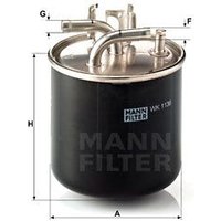 MANN Fuel Filter - In-Line | WK1136 | GSF Car Parts