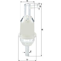 MANN Daewoo Musso Fuel Filter - In-Line | WK31/5 | GSF Car Parts