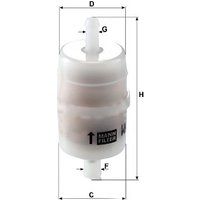 MANN Fuel Filter - In-Line | WK32/6 | GSF Car Parts