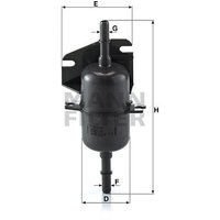 MANN Fiat Strada Fuel Filter - In-Line | WK510 | GSF Car Parts