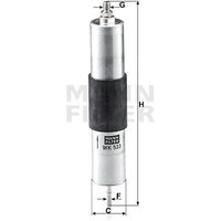 MANN BMW 3 Series Fuel Filter - In-Line | WK533 | GSF Car Parts