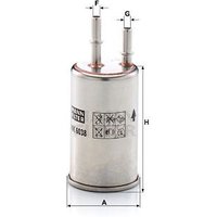 MANN Volvo V60 Fuel Filter - In-Line | WK6038 | GSF Car Parts