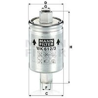 MANN Lotus Exige Fuel Filter - In-Line | WK612/3 | GSF Car Parts