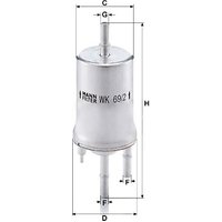 MANN Audi A3 Fuel Filter - In-Line | WK69/2 | GSF Car Parts
