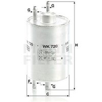 MANN Chrysler Crossfire Fuel Filter - In-Line | WK720 | GSF Car Parts