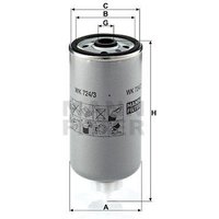 MANN Iveco Daily Fuel Filter - Screw-On | WK724/3 | GSF Car Parts